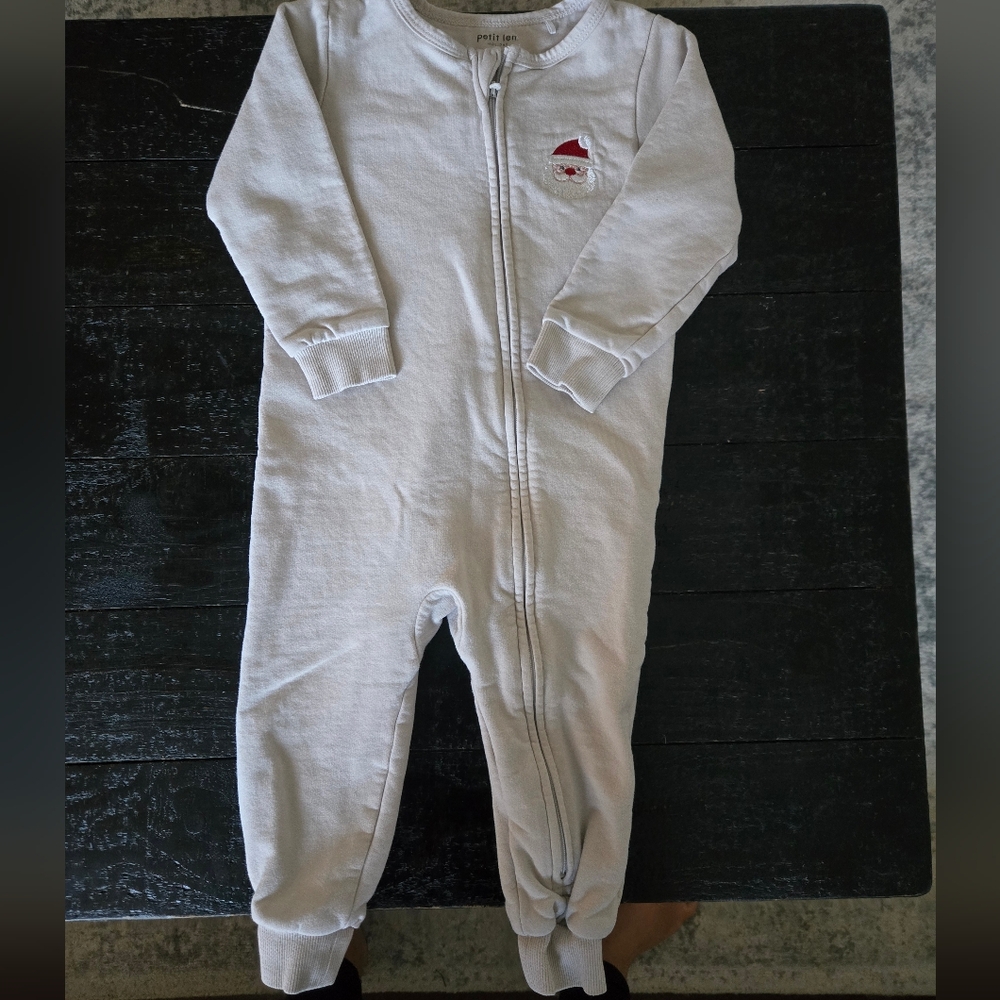 Cozy Baby Santa Baby Playsuit